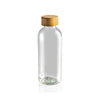 GRS RPET bottle with bamboo lid