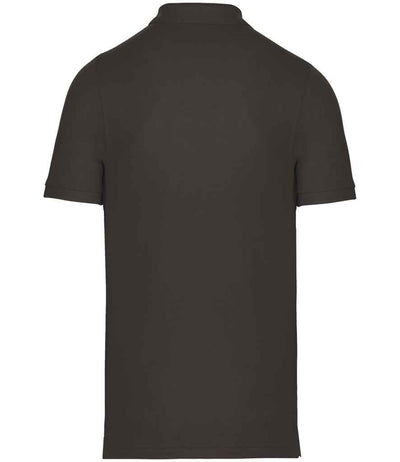 WK Designed to Work Anti-Bacterial Piqué Polo Shirt Dark Grey