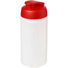 Branded Baseline® Plus grip 500 ml flip lid sport bottle