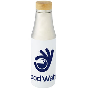 Hulan 540 ml copper vacuum insulated stainless steel bottle with bamboo lid