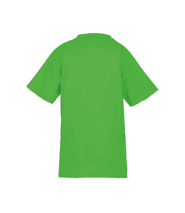 Spiro Kids Impact Performance Aircool T-Shirt Flo Green