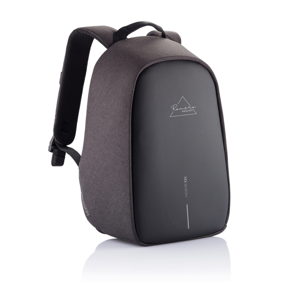 Bobby Hero Small, Anti-theft backpack Black, Black
