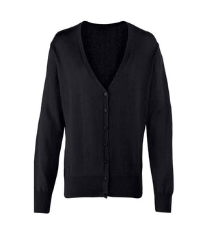 Premier Ladies Cotton Acrylic V Neck Cardigan