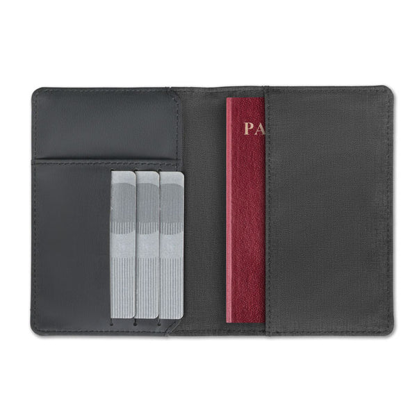 Branded 2 Tone passport holder