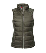 Russell Ladies Nano Padded Bodywarmer Dark Olive