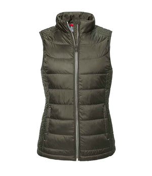 Russell Ladies Nano Padded Bodywarmer Dark Olive
