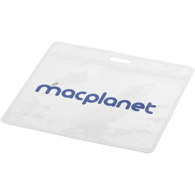 Branded Serge transparent badge holder