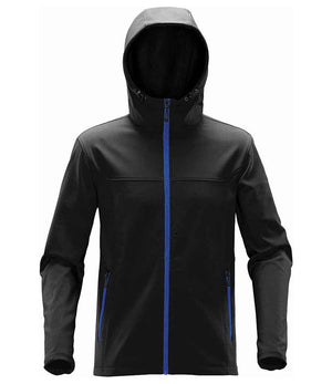 Stormtech Orbiter Hooded Soft Shell Jacket Black/Azure