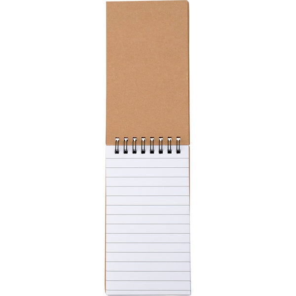 Branded Widnell Notebook with sticky notes