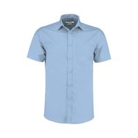 Kustom Kit Short Sleeve Tailored Poplin Shirt