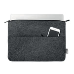 RPET felt zipped laptop bag 14"