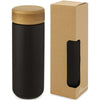 Lumi 300 ml ceramic tumbler with bamboo lid