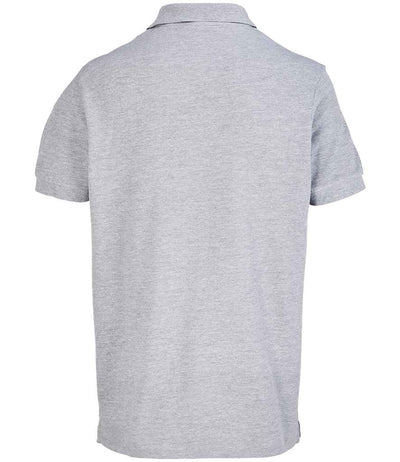 SOL'S Unisex Pacific Twin Piqué Polo Shirt Grey Marl