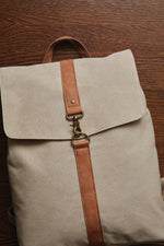Branded VINGA Bosler backpack GRS recycled canvas