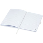 Branded Honua A5 recycled paper notebook with recycled PET cover