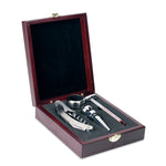 Branded Classic wine set in wooden box