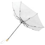 Branded Birgit 21'' foldable windproof recycled PET umbrella