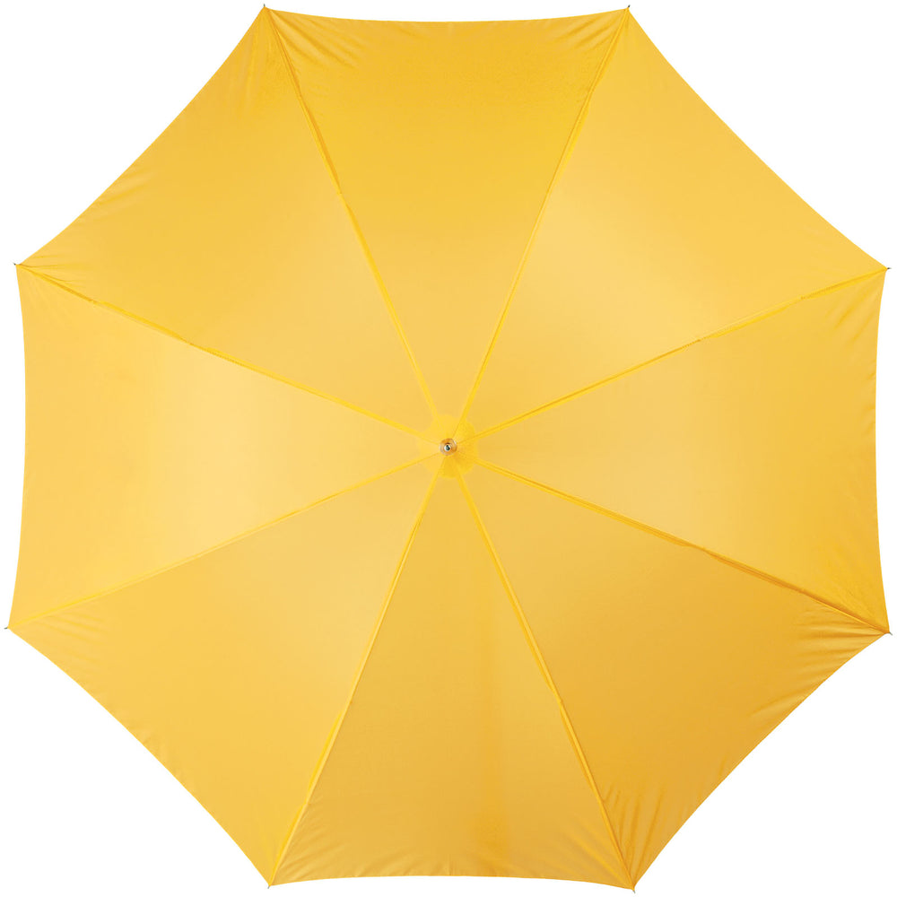 Branded Lisa 23" auto open umbrella with wooden handle