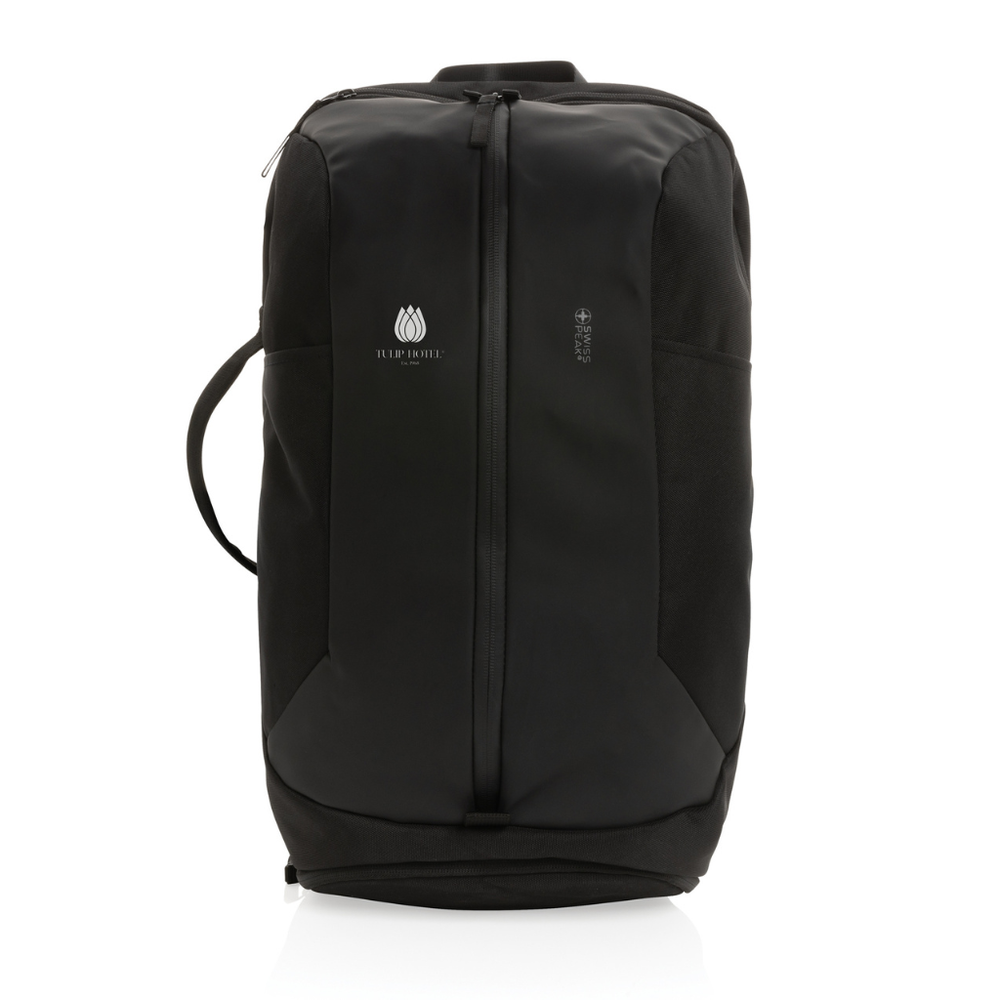 Branded Swiss Peak AWARE™ RPET 15.6 inch work/gym backpack