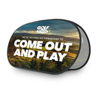 Oval Pop Out Banner