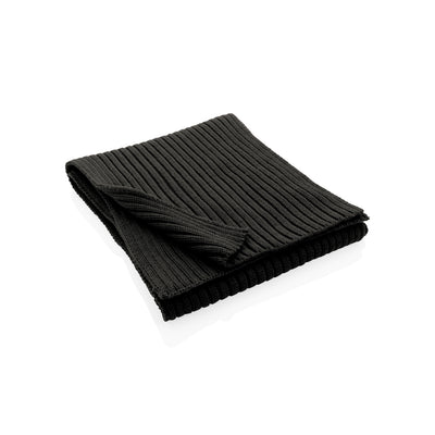 Branded Impact AWARE™ Polylana® knitted scarf 180 x 25cm