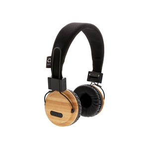 Bamboo wireless headphone