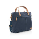 Branded Impact AWARE™ 16 oz. recycled canvas laptop bag