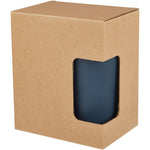 Branded Nordia 400 ml double-wall recycled mug
