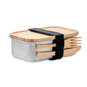Branded Stainless steel lunchbox 600ml