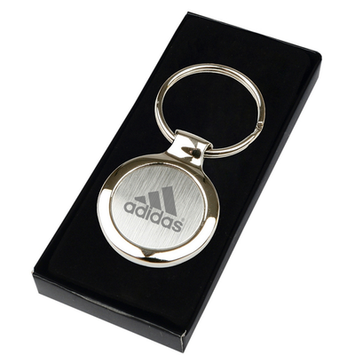 Branded Circular Executive Keyring