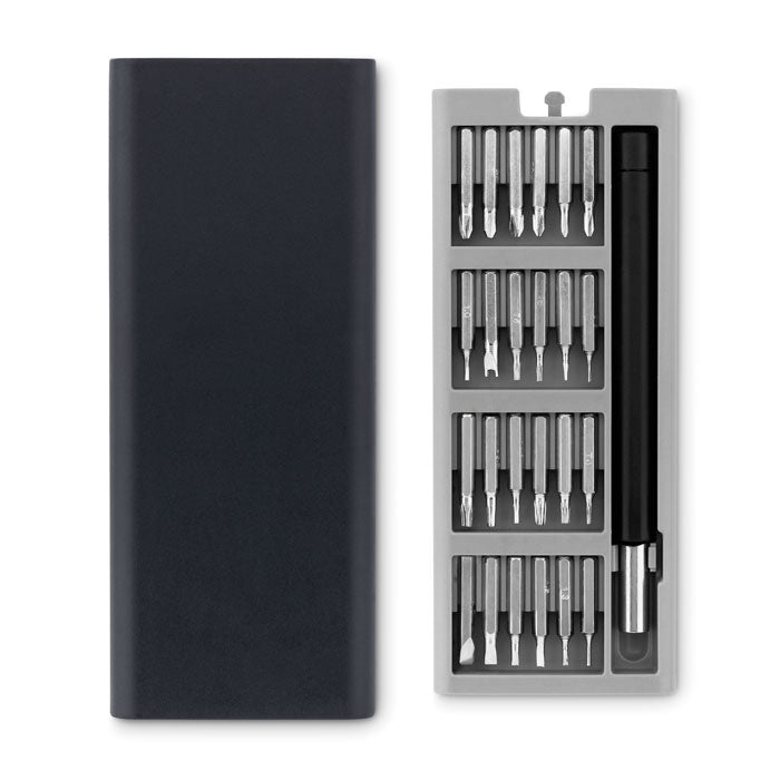 Branded 24 screwdriver set in case