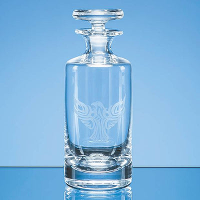 Branded 0.15ltr Handmade Round Mini Decanter