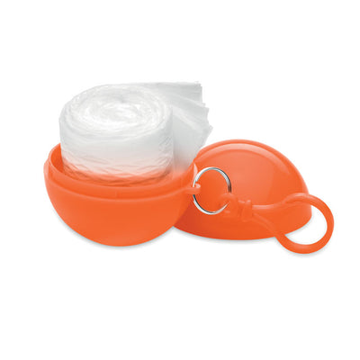 Branded Poncho in round container