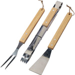 The Kaitlyn - Stainless steel barbecue set (3pc)