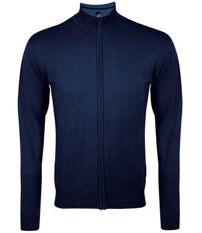 Branded SOL'S Gordon Full Zip Cotton Acrylic Cardigan