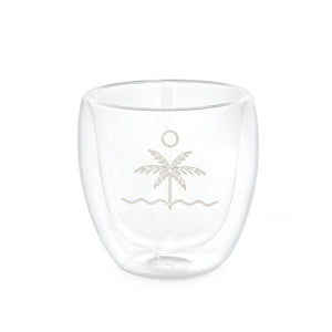 AMERICANO. Isothermal glass cup 220 mL