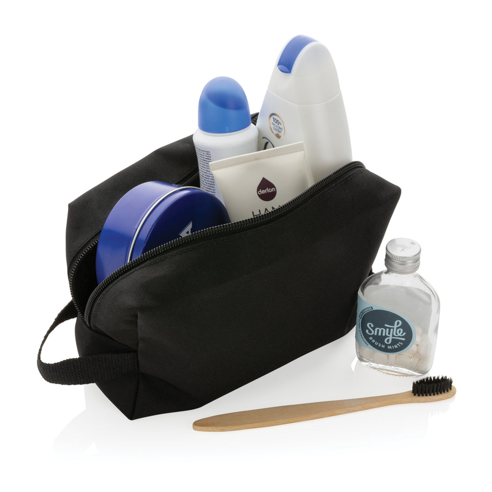 Branded Impact AWARE™ basic RPET toiletry bag