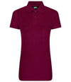 Pro RTX Ladies Pro Piqué Polo Shirt Burgundy