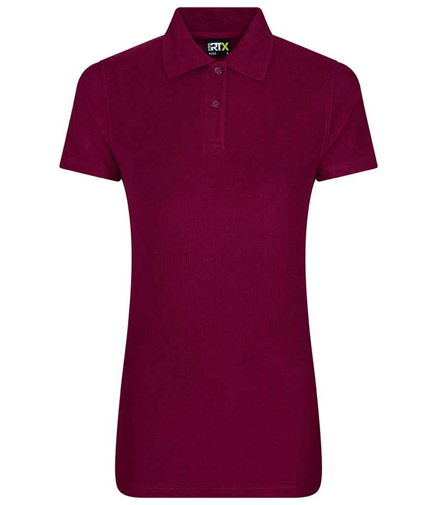 Pro RTX Ladies Pro Piqué Polo Shirt Burgundy