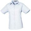 Premier Ladies Short Sleeve Poplin Blouse