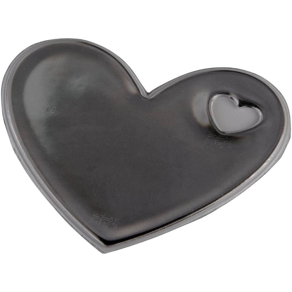 Branded RFX™ S-12 heart M reflective PVC sticker