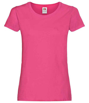 Fruit of the Loom Lady Fit Original T-Shirt Fuchsia