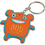 Branded Soft PVC Keyring (40mm)