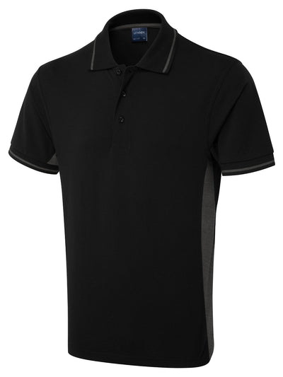 Branded Two Tone Polo Shirt