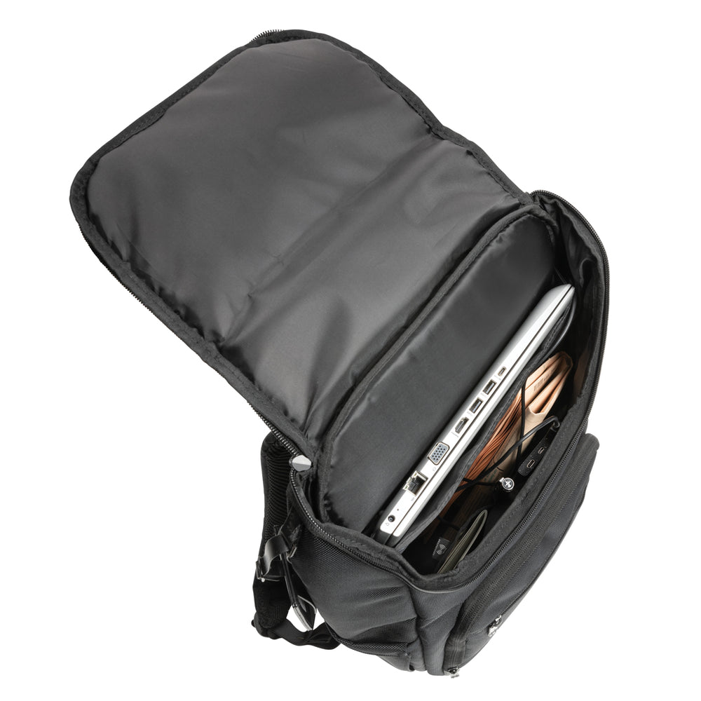 Branded Swiss Peak AWARE™ RPET Voyager 15.6" laptop backpack