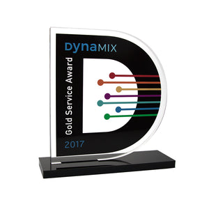 Large Bespoke Freestanding Acrylic Awards With Acrylic Base