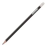 Branded Recycled Plastic Pencil sharpened rubber tipped