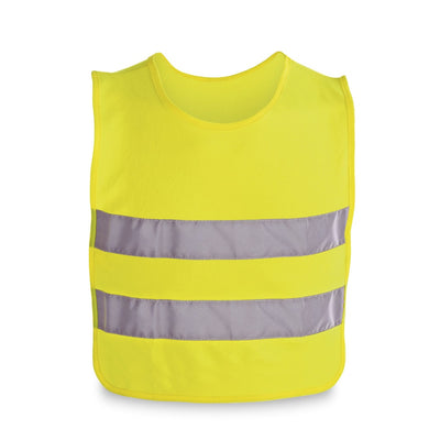 MIKE. 100% polyester reflective kids' vests