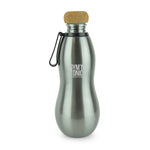 Branded Arden 690ml Metal bottle with cork lid & silicon carry strap