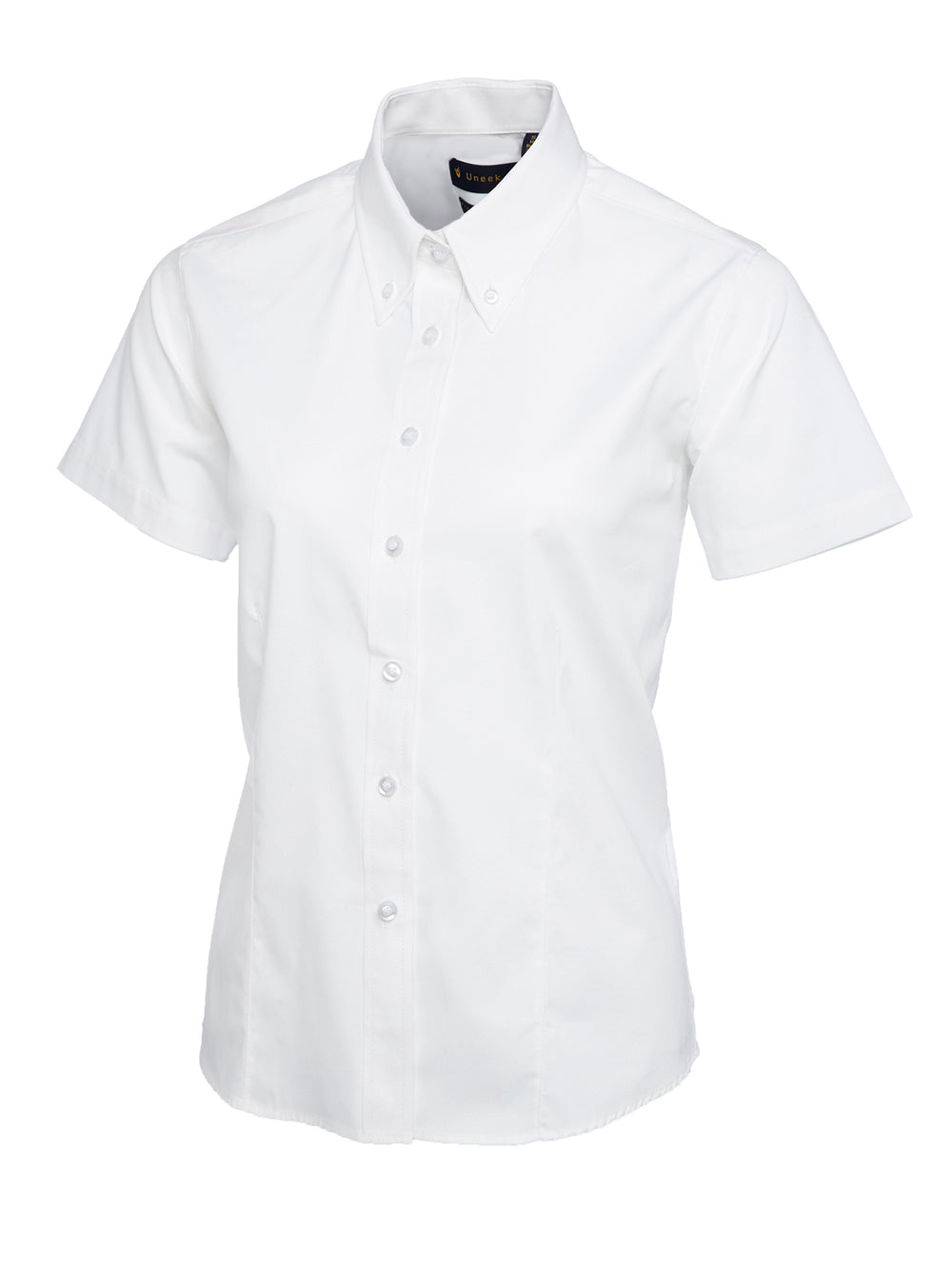 Branded Ladies Pinpoint Oxford Half Sleeve Shirt